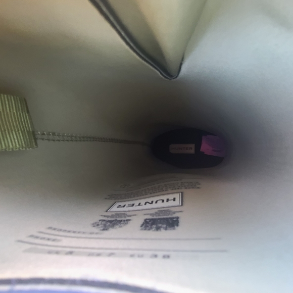 Lightly worn-Hunter Field Huntress Tall Rain Boots in Navy Women's Size 7 - Picture 6 of 9